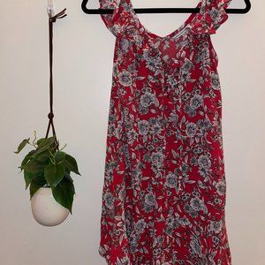 American Eagle Pink Floral Dress
